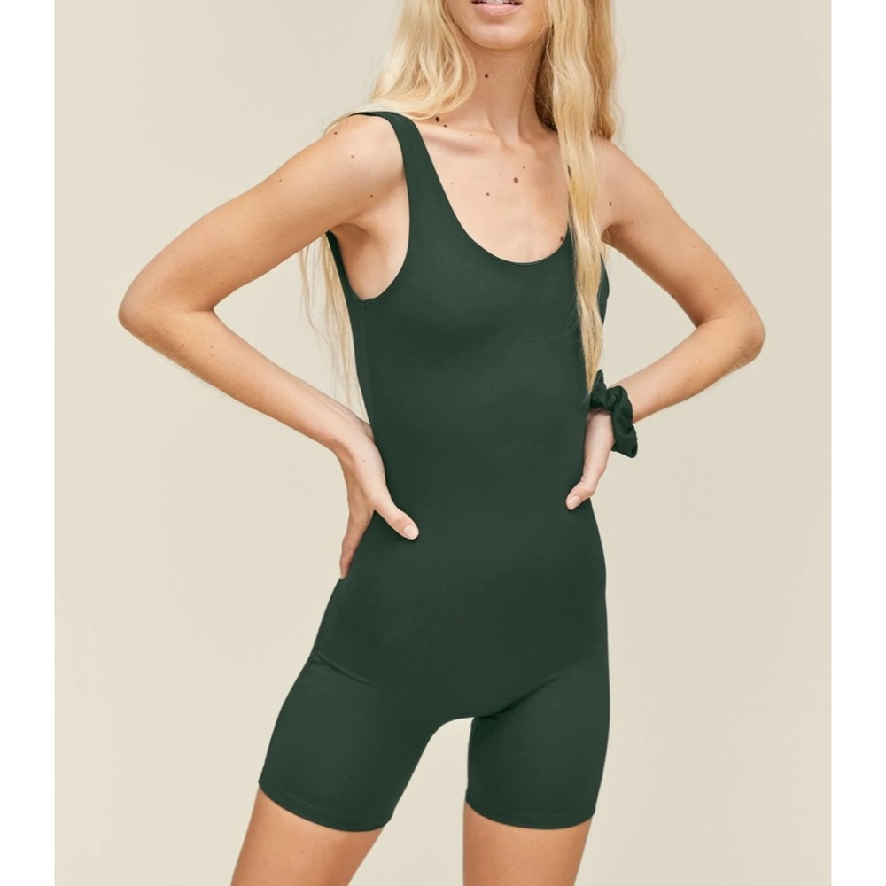 Girlfriend Collective Bike Unitard (M)
